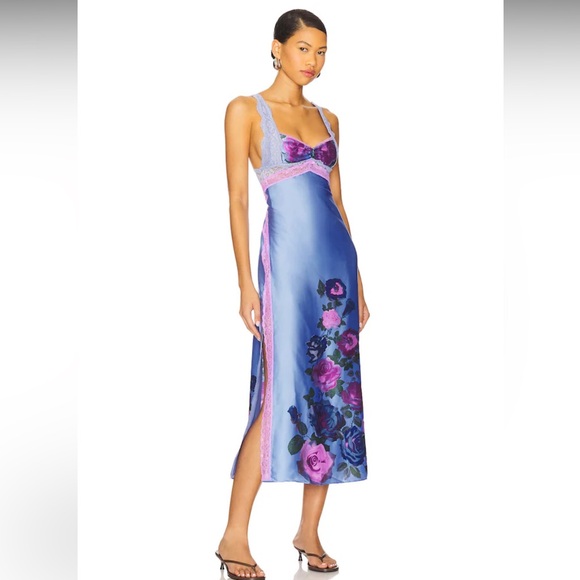 NWT Intimately Free People Just Dreamy Maxi in Blue Vista - Picture 4 of 16